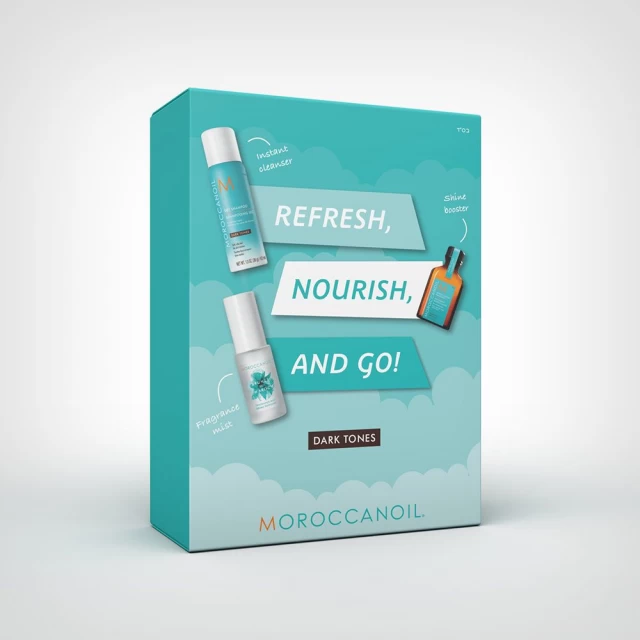 Moroccanoil Refresh, Nourish & Go set - Nega farbane kose