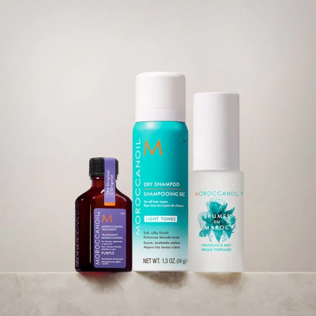 Moroccanoil Refresh, Nourish & Go set - Nega farbane kose