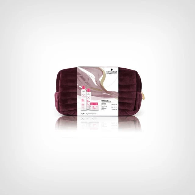 Schwarzkopf Professional Bonacure Color Freeze pH 4.5 Xmasbag - set - Nega farbane kose