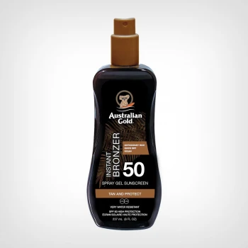 Australian Gold SPF 50 Spray Gel with Bronzer 237 ml