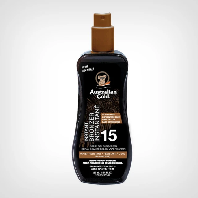 Australian Gold SPF 15 Spray Gel with Bronzers 237 ml