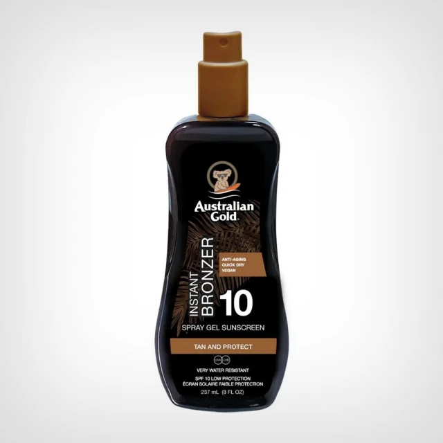 Australian Gold SPF 10 Spray Gel with Bronzers 237 ml