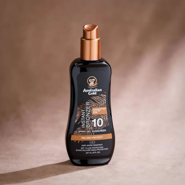 Australian Gold SPF 10 Spray Gel with Bronzers 237 ml