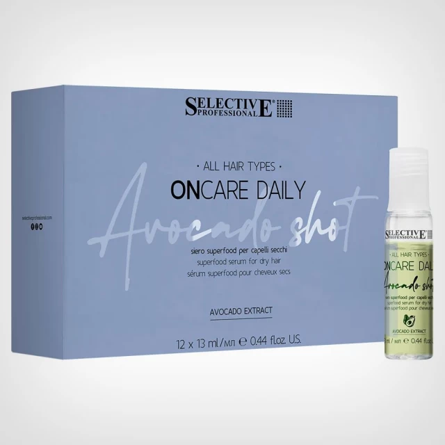 Selective Professional Daily Avocado shot 12x13ml - Ampule za kosu