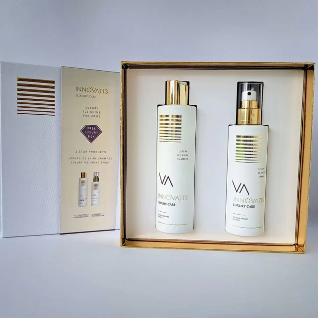 INNOVATIS Luxury Spray Ice Shine Home Kit – set za negu kose - Nega farbane kose