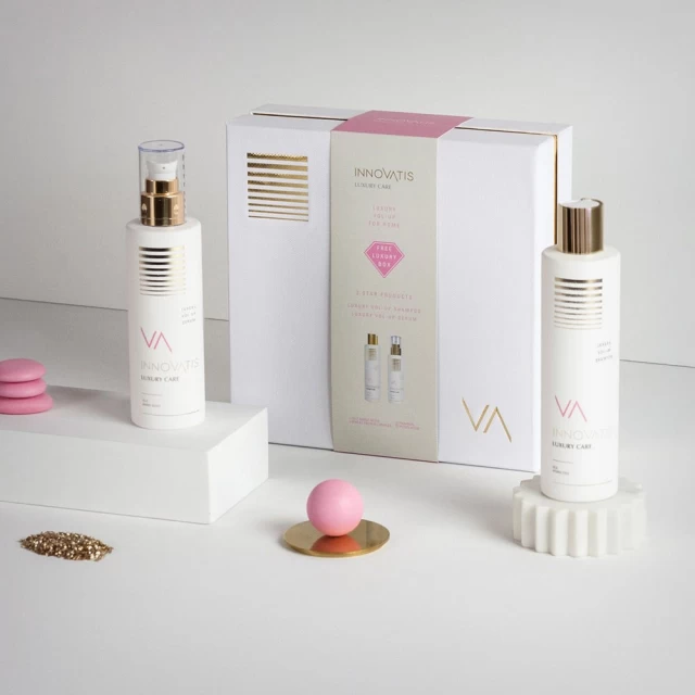 INNOVATIS Luxury Vol Up Home Kit - set za negu kose - Tanka i svilena kosa