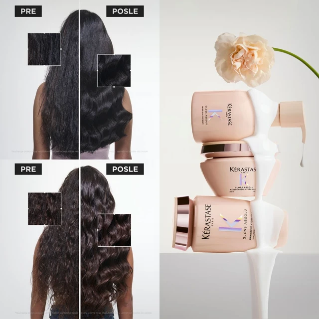 Kérastase Gloss Absolu Frizz-Glaze krema za kosu 250ml - Termička zaštita kose