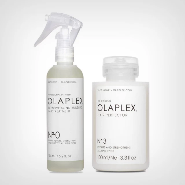 Olaplex set za intezivnu regeneraciju kose (Olaplex No.3 + Olaplex No.0) - Oštećena kosa