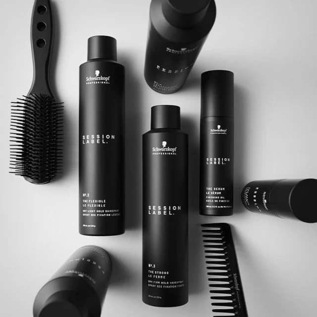Schwarzkopf Professional Session Label THE STRONG Dry Firm Hold Hairspray 300ml - Sprej za kosu