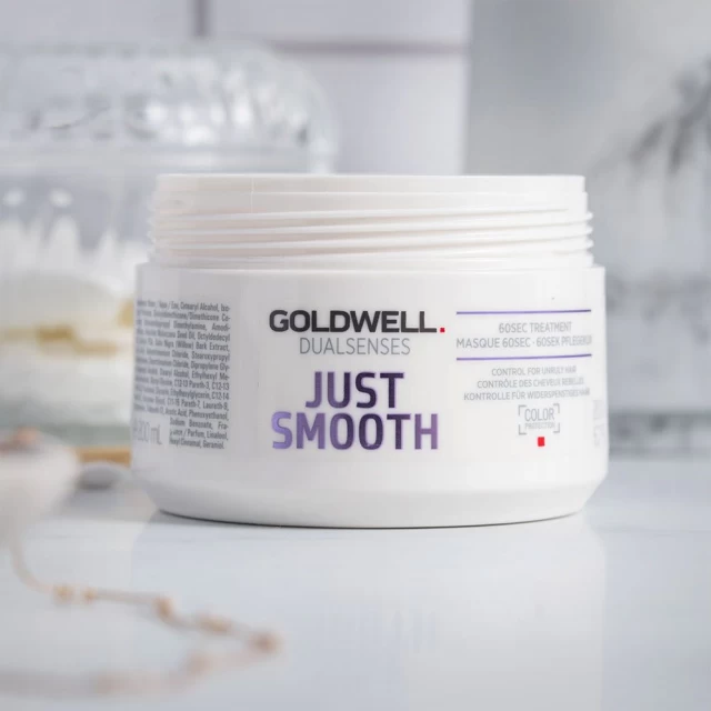Goldwell Dualsenses Just Smooth Taming 60Sec Treatment - tretman za neukrotivu kosu 200ml - Kombinovane maske za kosu