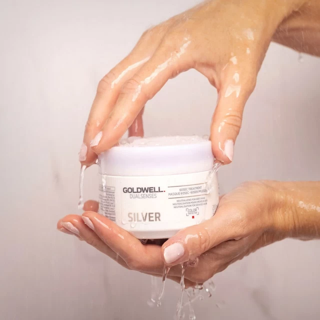 Goldwell Dualsenses Silver 60s Treatment – maska za sedu i hladno plavu kosu 200ml - Nega farbane kose