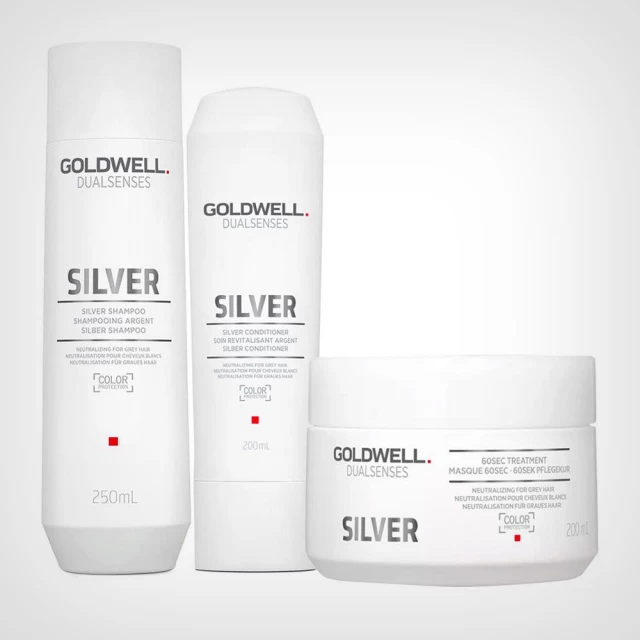 Goldwell Dualsenses Silver 60s Treatment – maska za sedu i hladno plavu kosu 200ml - Nega farbane kose
