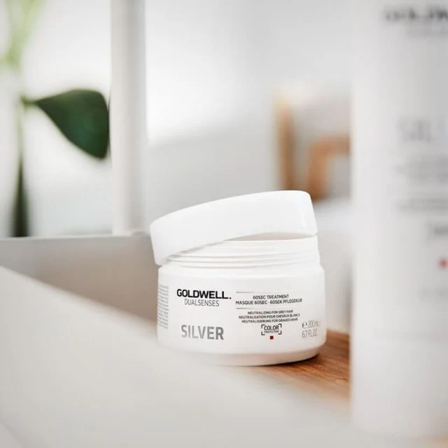 Goldwell Dualsenses Silver 60s Treatment – maska za sedu i hladno plavu kosu 200ml - Nega farbane kose